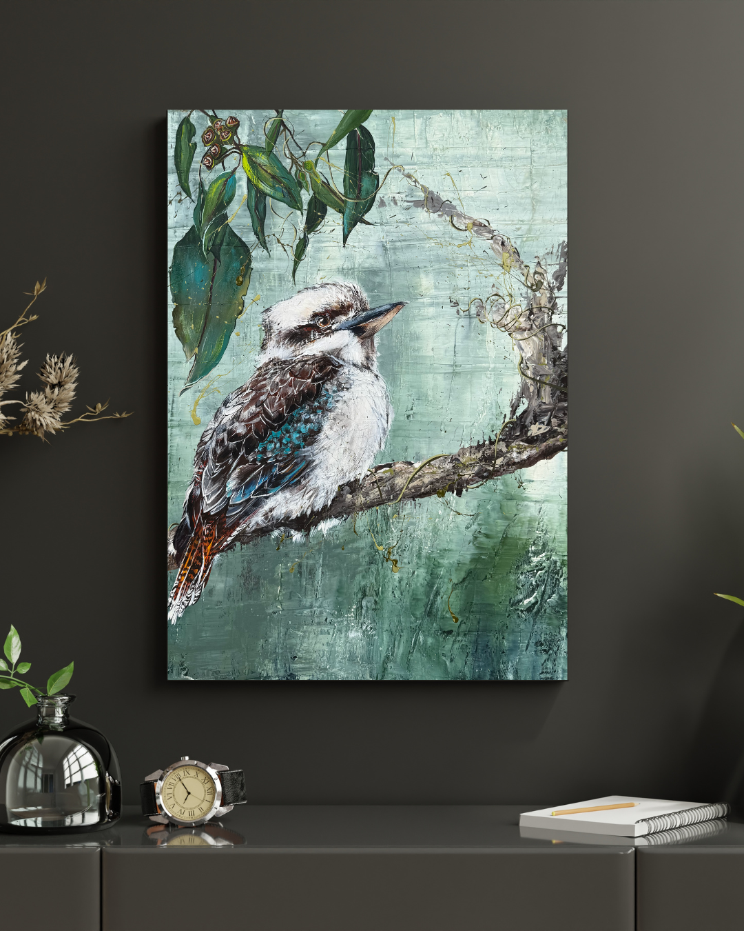 ORIGINAL FOR SALE "A Home Among The Gumtrees" Acrylic on canvas