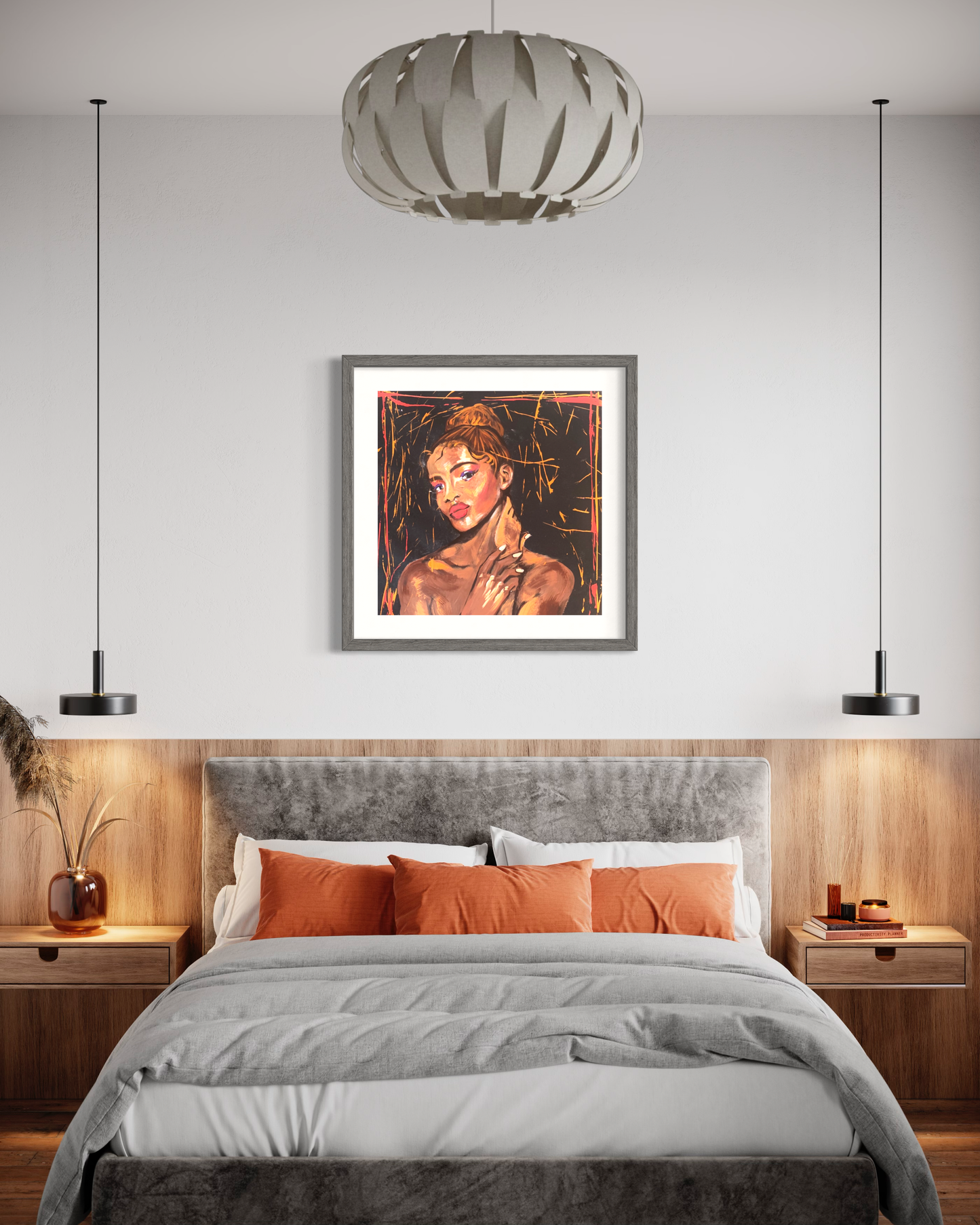 SOLD Beauty 2, acrylic on canvas. Size: L 50.8cm x W 40.6cm