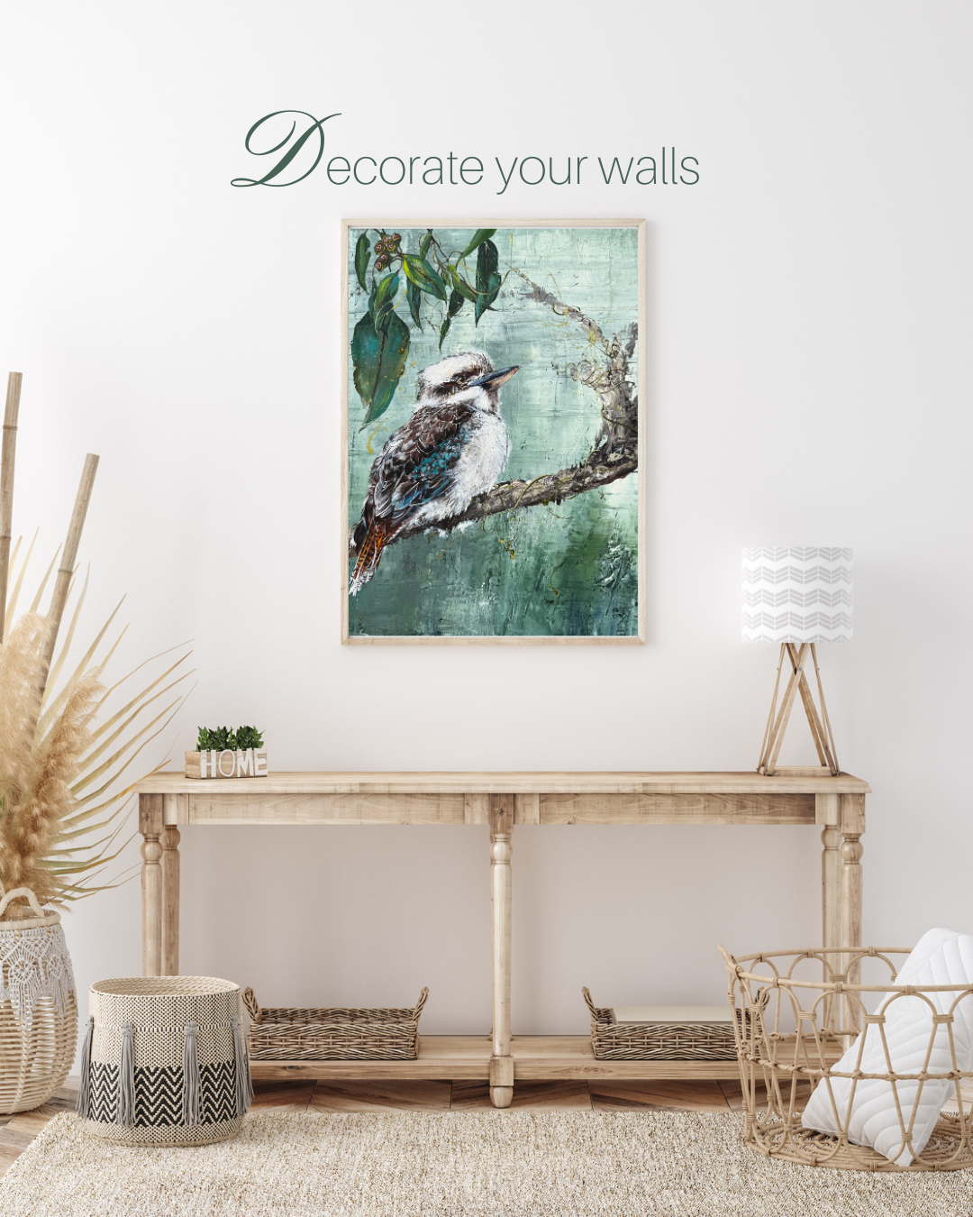 ORIGINAL FOR SALE "A Home Among The Gumtrees" Acrylic on canvas