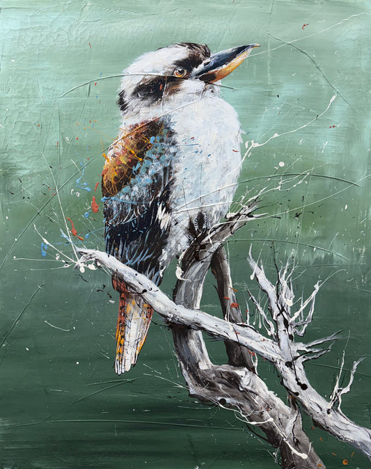 SOLD "Bronze Beauty" acrylic on canvas