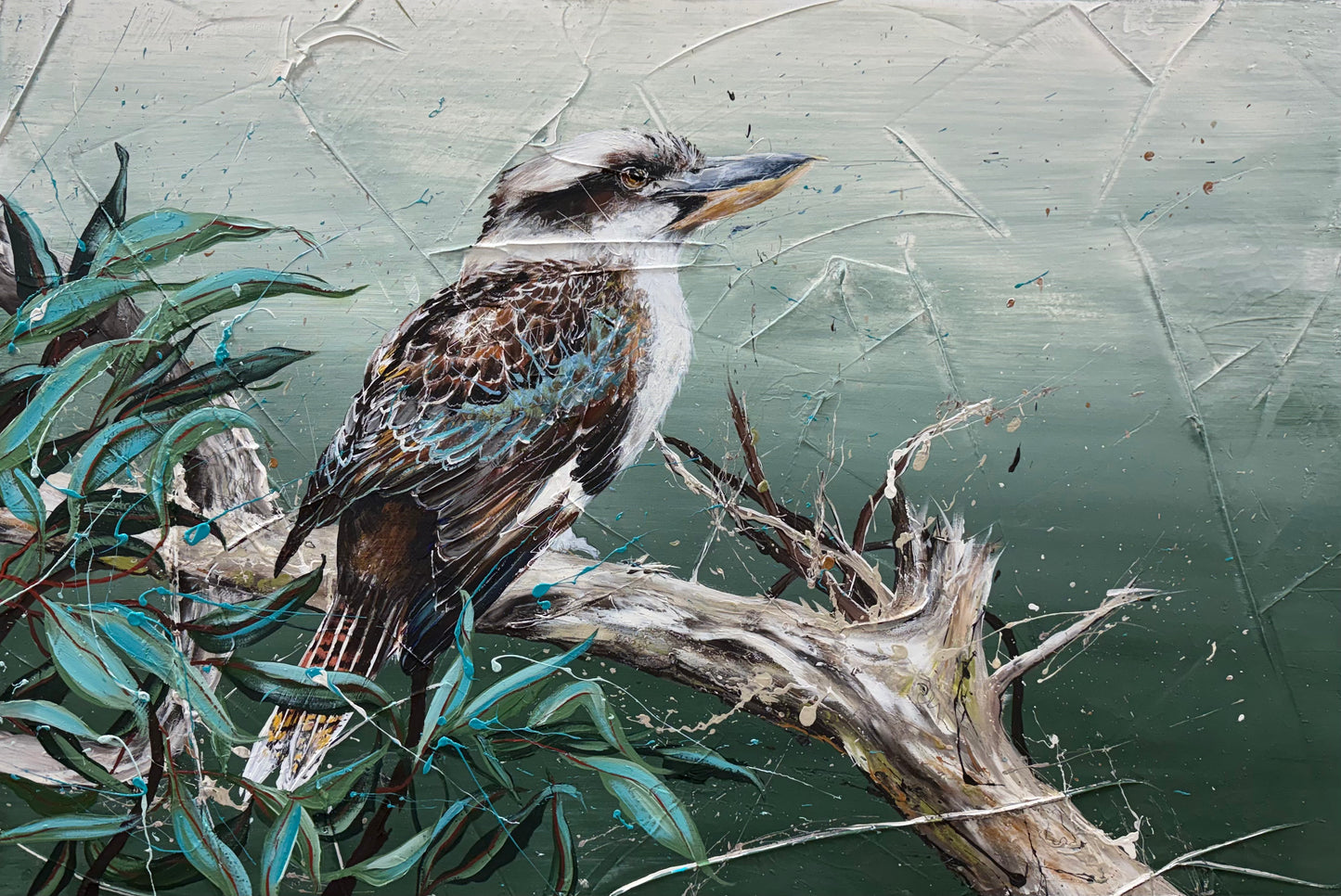 SOLD "Bushland Beauty" acrylic on canvas.