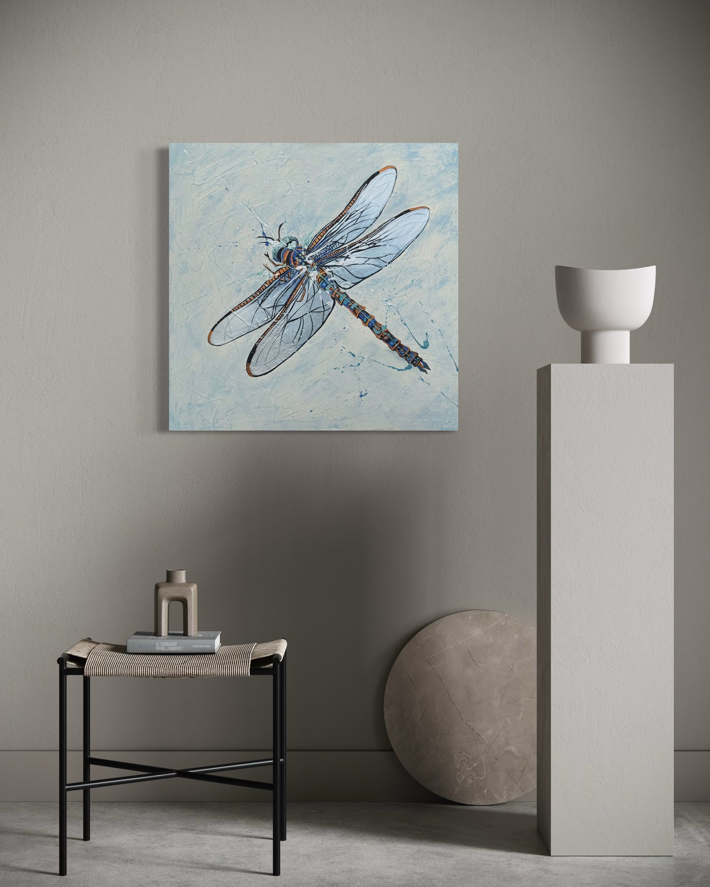 FOR SALE "Fly High Dragonly 2", an interpretation of the native Australian Hawk Dragonfly.