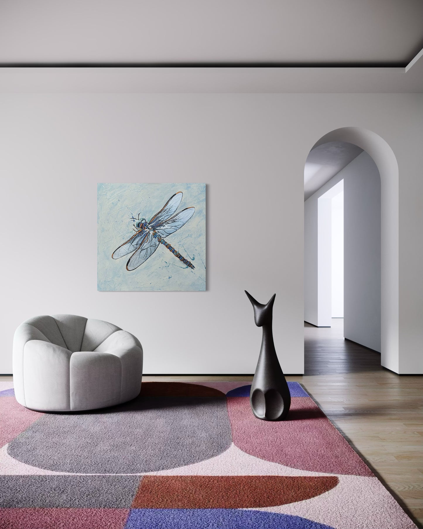 FOR SALE "Fly High Dragonly 2", an interpretation of the native Australian Hawk Dragonfly.