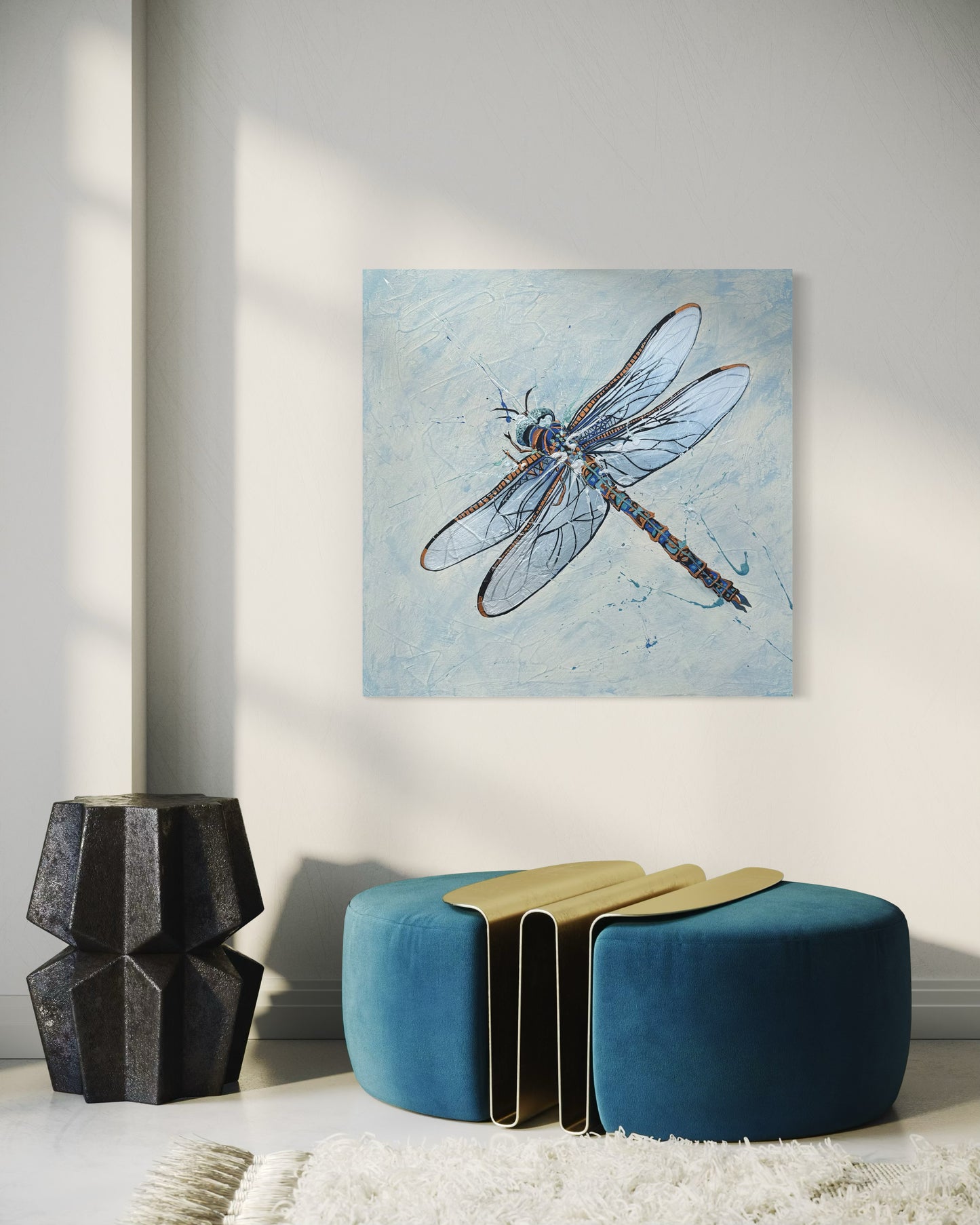 FOR SALE "Fly High Dragonly 2", an interpretation of the native Australian Hawk Dragonfly.