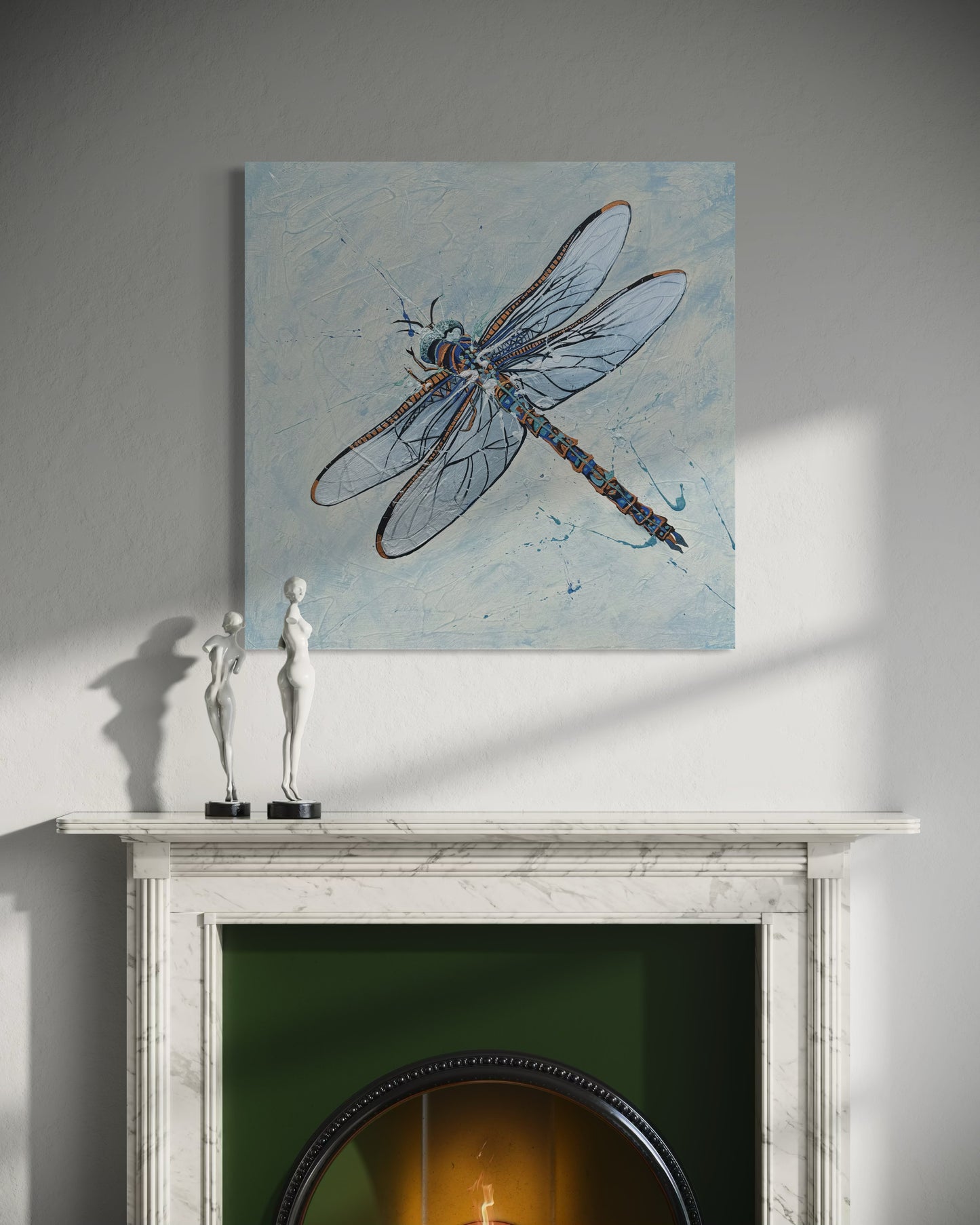 FOR SALE "Fly High Dragonly 2", an interpretation of the native Australian Hawk Dragonfly.
