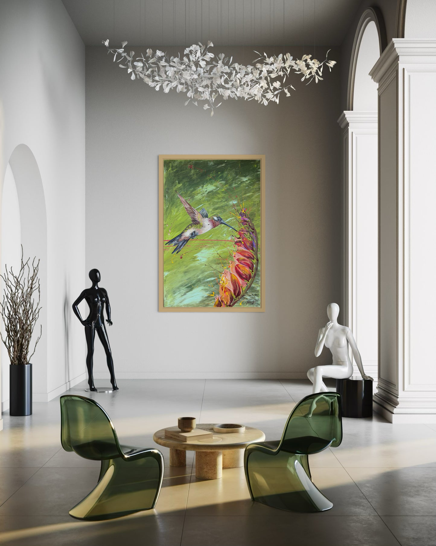 FOR SALE: Framed - Hummingbird in Flight, 76cm x 51cm (20" x 30")