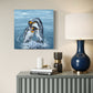SOLD "King Penguins - Love at world's end" acrylic and pen on canvas