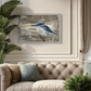 SOLD "The Sacred Kingfisher", acrylic on canvas
