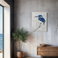 FOR SALE: "Tiny but Mighty" the Australian native Little Kingfisher. Acrylic on canvas