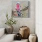 FOR SALE "The Gorgeous Pink Galah with Pink Grevillea", Both Native to Australia. Acrylic on canvas