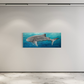 SOLD Freedom, the stunning Whale Shark. acrylic on canvas. Size: L 61cm x W 122cm