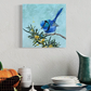 SOLD "Boy in Blue", the native Australian male Splendid Fairy Wren. Acrylic on canvas.