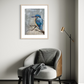 SOLD "Kingfisher in Beautiful Blue", acrylic on canvas. *Fine art prints available