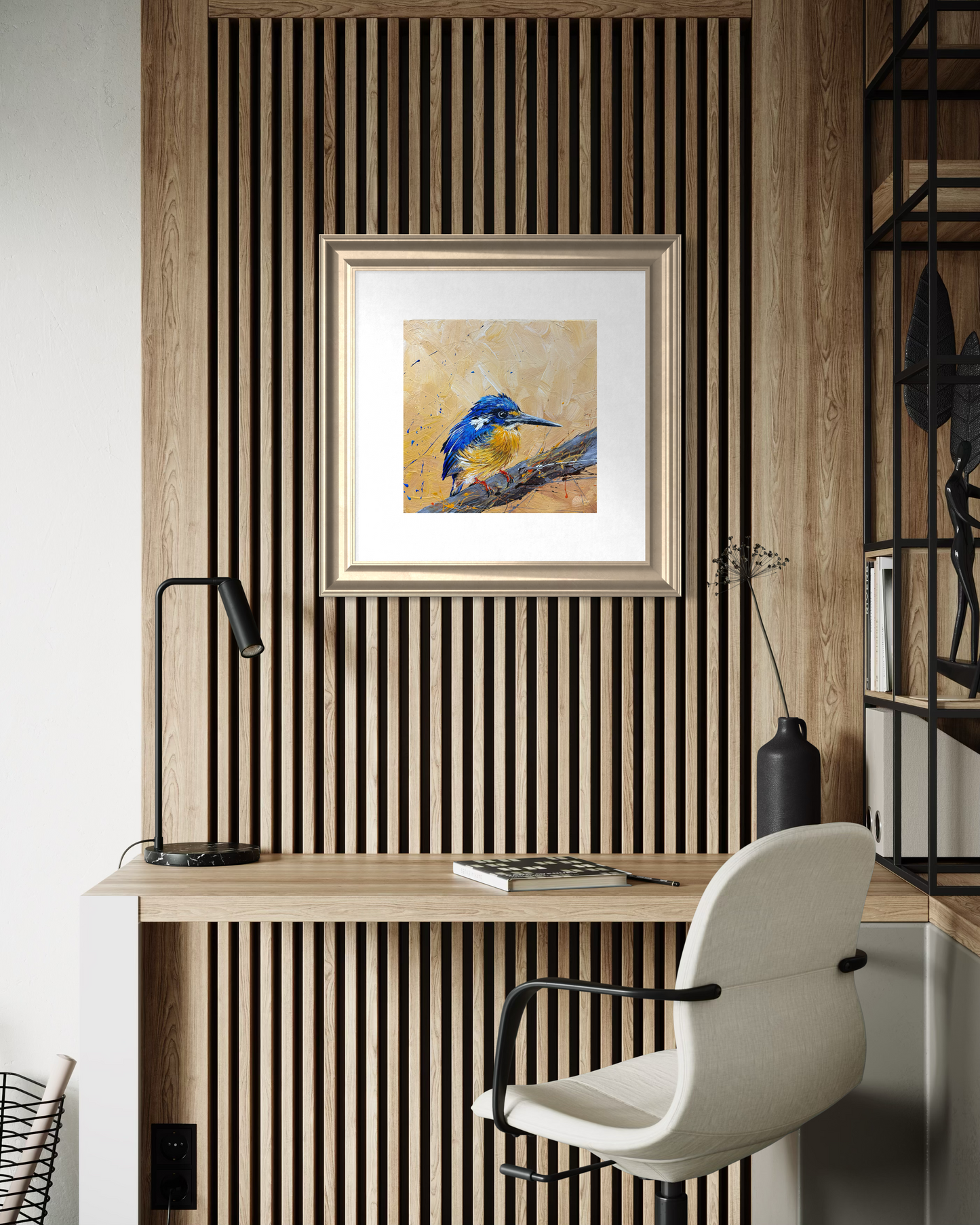 SOLD -Fine Art Prints available "The Little Azure Kingfisher" native to Australia