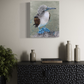 FOR SALE "The Blue-Footed Booby Bird", native to the eastern Pacific Ocean. Acrylic on canvas